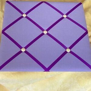 Purple and Lavender Memo Board